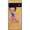 Betty Boop With Puppy Orange Background Google Pixel 6 Pro Skin
